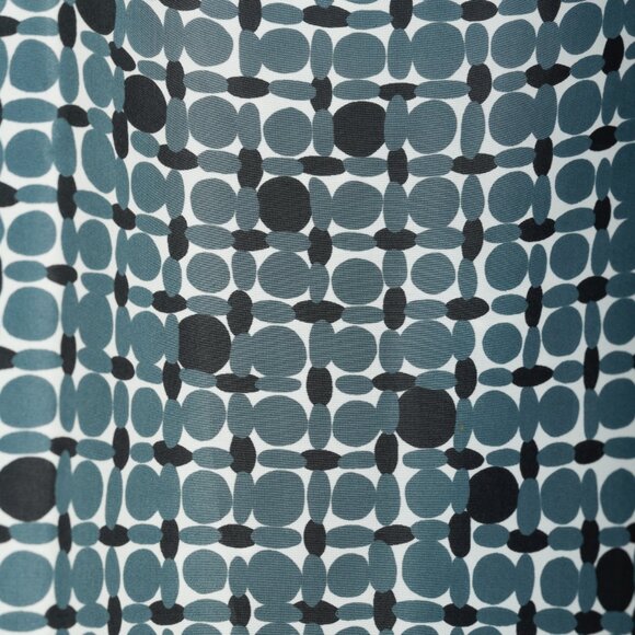 Marni Teal Geometric-Printed Cap-Sleeve Blouse - Picture 6 of 10